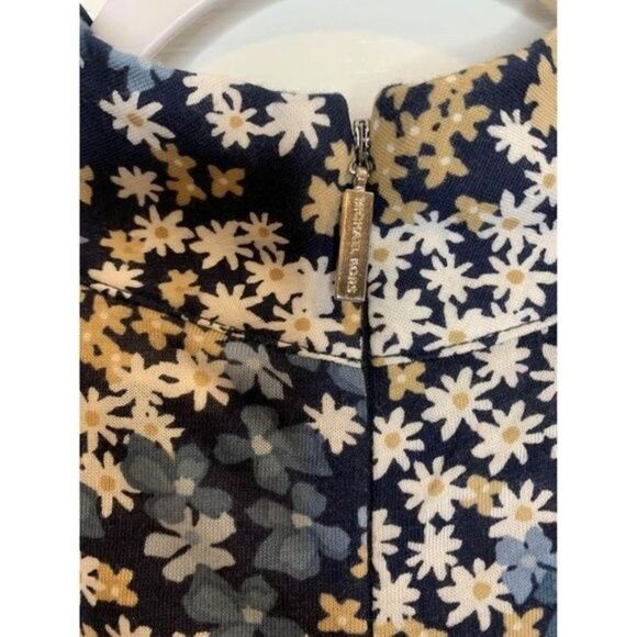 Michael Michael Kors Midi Cold Shoulder Floral Dress 0X NWT - Picture 4 of 7